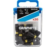 Graphite TX40 x 25 mm smūginiai antgaliai, 20 vnt.