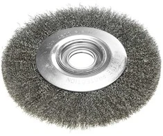 Szczotka Vielinis diskinis šepetys 200 x 32 mm, gofruota viela, plienas