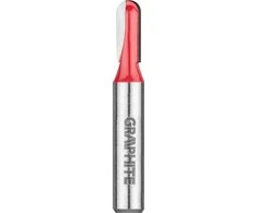 Frezavimo antgalis GRAPHITE 56H212: U formos griovelis, ilgas, HM, 6,35 x 15,5 mm, kotas 8 mm