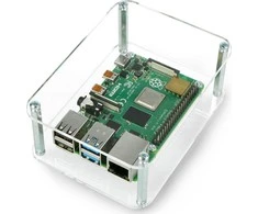 Gravlaser Oem Raspberry Pi dėžutė - permatoma atvira