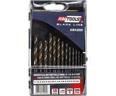 Grąžtas AW-Tools AWTOOLS GRĘŽIMO METALAS HSS M2 RINKINYS 13vnt/1,5 - 6,5mm/ PREMIUM
