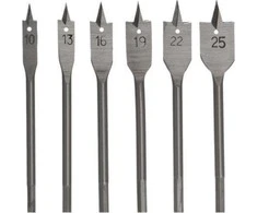 Grąžtas AW-Tools AWTOOLS MEDINIŲ GRĄŽTŲ RINKINYS, 6 vnt. /10-13-16-19-22-25 mm/