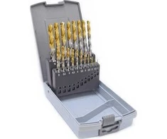 Grąžtas Fanar GRĘŽIMO GRĄŽŲ RINKINYS NWKA FI 1.00-10.00MM 19PC CZW-19 HSSE TIN INOX
