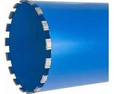 Grąžtas Geko Deimantinis gręžimo karūnėlė sausam ir šlapiam gręžimui 202x10x450mm 17T 1.1/4" (1)