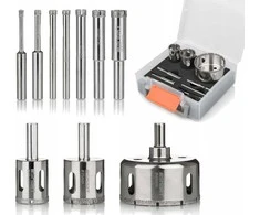 Grąžtas Smart Deimantinių skylučių rinkinys 4- 68mm heks 10vnt SM- 25- SET10G
