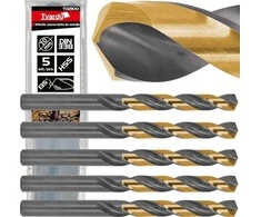 Grąžtas Tvardy Juodai auksinis grąžtas metalui HSS 10.00 mm (5/50/300)