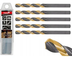 Grąžtas Tvardy Juodas ir auksinis grąžtas metalui HSS 9.00 mm (5/50/500)