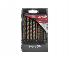 Grąžtas Tvardy Kobalto grąžtų metalui rinkinys HSS M35 10 vnt. 1-10 mm (10/40)