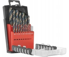Grąžtas Tvardy Metalo grąžtų rinkinys HSS 1.0-10.0mm 19 vnt. (10/20)