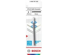 Grąžtas CERAMIC TILE BIT BOSCH 3X70 MM