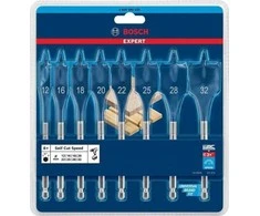 Grąžtas Plunksninių grąžtų rinkinys medienai Bosch 2608900335; 12-32 mm; 8 vnt.