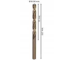 Bosch PRO HSS-Co grąžtas metal. 8,5mm, 1 vnt.