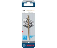 Bosch PRO HSS-Co grąžtas metal. 4,5mm, 1 vnt.