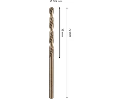 Bosch PRO HSS-Co grąžtas metal. 3,5mm, 1 vnt.