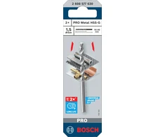 Grąžtas Bosch PRO HSS-G grąžtai metalui 1,5mm, 2 vnt.