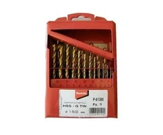Grąžtas Makita Rinkinys grąžtų TYTAN HSS-G TIN 19szt 1-10mm