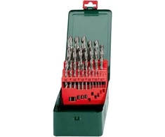 Metabo grąžtų rinkinys metalui HSS-G 25 vnt. 1-13 mm