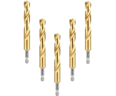 Proedge Grąžtas metalui Milwaukee SHOCKWAVE Raudonas; HSS-G Ti; HEX; 12,5 mm; 5 vnt.