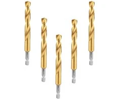Proedge Grąžtas metalui Milwaukee SHOCKWAVE Raudonas; HSS-G Ti; HEX; 11 mm; 5 vnt.