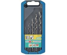 Grąžtas Wolfcraft Metalinių grąžtų rinkinys HSS-G 2-6 mm Wolfcraft - šešiakampis kotas
