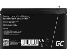 Green Cell Žalias Cell Žalias CELL Baterija AGM VRLA 12V 10Ah