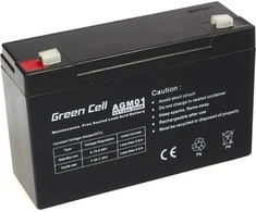Green Cell Žalias Cell Žalias CELL Baterija AGM 6V12AH