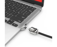 Green Cell Žalias Cell Linka zabezpieczająca Žalias Cell Compulocks MacBook Air 2019-2022 Lock Adapteris Su raktu užraktu - Sicherheitskabelschloss - Sidabrinė - kailis MacBook Air 13,3"