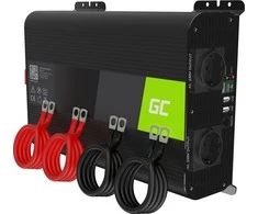 Green Cell Žalias Cell GREENCELL keitiklis 12V 2000/4000W gryna sinusinė banga