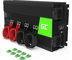 Green Cell Žalias Cell GREENCELL Car Power Inverter 24V to 230V 3000W/6000W Mod Sine