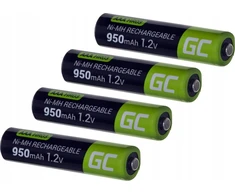 Green Cell Žalias Cell 8x Įkraunami AAA R3 950mAh Ni-MH baterijų elementai