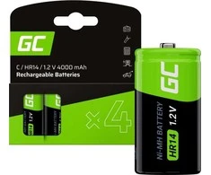 Green Cell Žalias Cell Akumuliatorius C / R14 4000mAh 4 vnt.