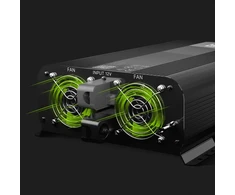 Green Cell Žalias Cell GREENCELL keitiklis 12V 2000/4000W gryna sinusinė banga