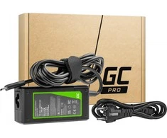 Green Cell Žalias Cell Žalias Cell maitinimo šaltinis / įkroviklis / kintamosios srovės adapteris USB-C 45W nešiojamiesiems kompiuteriams