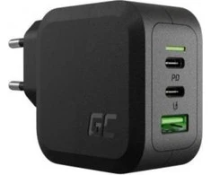 Green Cell Žalias Cell Žalias CELL Charger PowerGaN 65W 2x USB-C PD 1x USB-A UC GaN