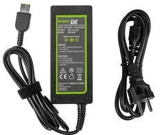 Green Cell Optinio kompiuterio maitinimo šaltinis Žalias Cell 65 W, Slim Tip, 3.2 A, 20 V (AD38AP)