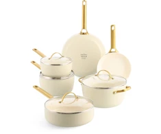 Green Pan Žalias Pan Greenpan GreenPan Padova Reserve 6 pcs Puodas &amp; Pan Set Kremas Baltas