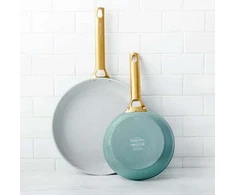 Green Pan Žalias Pan Keptuvė Greenpan GreenPan Padova Reserve 2 pcs Frying Pan Set Sky Mėlyna