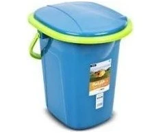 GreenBlue GB320BL nešiojamasis kelioninis tualetas kibiras Camping Festival Rankenos dangtis Patvarus stabilus19L