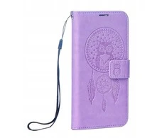 Greengo Oem MEZZO Book dėklas skirtas Xiaomi Redmi Note 14 4G (GLOBAL - 164,84mm x 78,15mm x 8,16mm) dreamcatcher violetinės spalvos