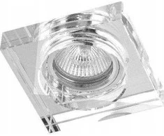 GREENLUX Faroform Crystal Glass-S FF002002.0 halogeninė kilpa MR16 1x50W GU5.3, skaidrus/veidrodinis