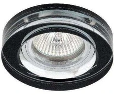 GREENLUX Faroform Crystal Juodas-R FF002011.0 halogeninė kilpa MR16 1x50W GU5.3, skaidrus/juodas