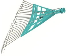 Metalinis lapų grėblys LT Floraland 53cm/22 dantys