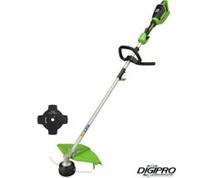 Žoliapjovė - trimeris Greenworks GD24X2TX; 2x24 V (be akumuliatoriaus ir pakrovėjo)