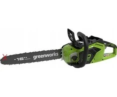 Greenworks 40V grandininis pjūklas 40 cm Greenworks GD40CS18K2X komplektinis pakrovėjas + 2x 2Ah baterijos