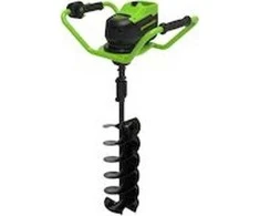 Žemės grąžtas Greenworks GD60EA; 60 V (be akumuliatoriaus ir pakrovėjo)