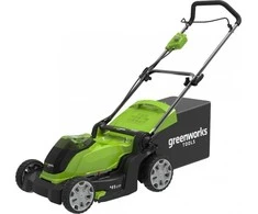 Greenworks Vejapjovė G40LM41, 41cm, 40V, be akumuliatoriaus ir kroviklio