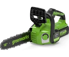 Akumuliatorinis grandininis pjūklas Greenworks GD24CS30 (be akumuliatoriaus ir kroviklio)