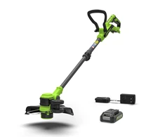 Greenworks žoliapjovė ST24B218-01, 24V, 2.0Ah, pilnas komplektas
