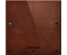 GR1 GRENTON TOUCH PANEL/ 4 TOUCH FIELDS/ TF-BUS/ DARK, MADE OF NATURAL LEATHER FRONT