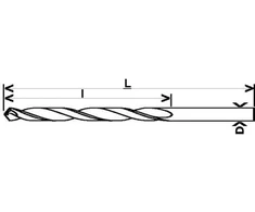 Wiertło Spiralinis medienos grąžtas, 24 x 151 mm (13 mm griebtuvas)